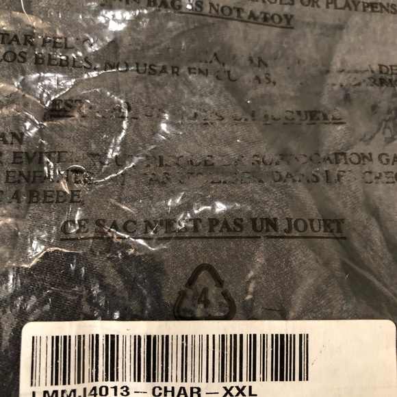 Lunya Lahgo Restore Henley Size XXL Charcoal Gray - Picture 7 of 7